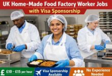 UK Home-Made Food Factory Worker Jobs with Visa Sponsorship