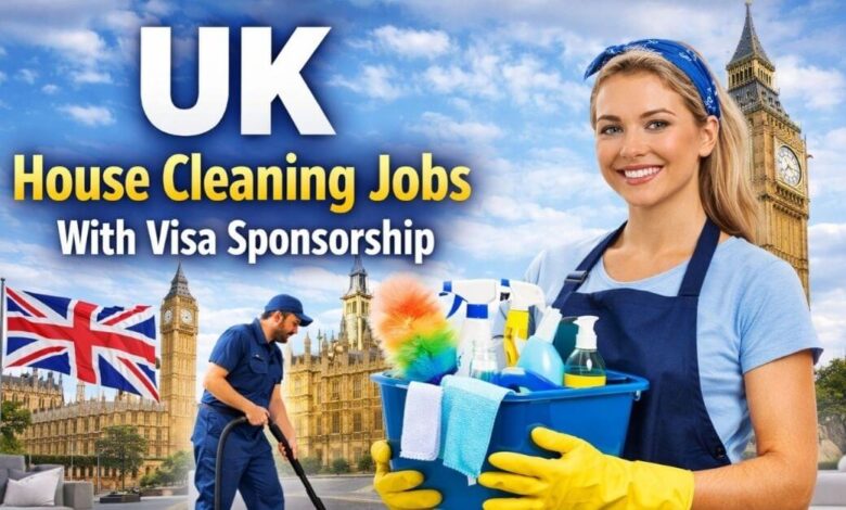 UK House Cleaning Jobs With Visa Sponsorship