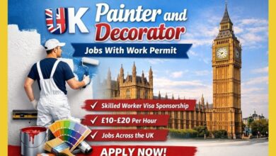 UK Painter and Decorator Jobs With Work Permit