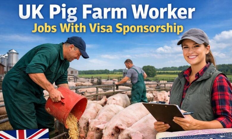 UK Pig Farm Worker Jobs With Visa Sponsorship