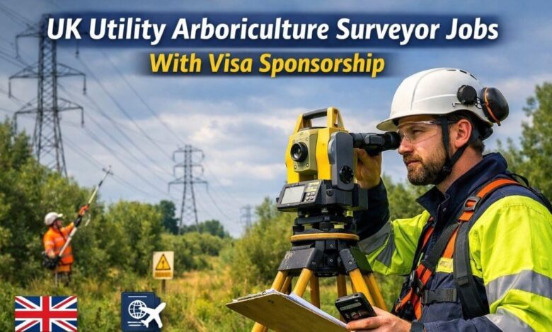 UK Utility Arboriculture Surveyor Jobs With Visa Sponsorship