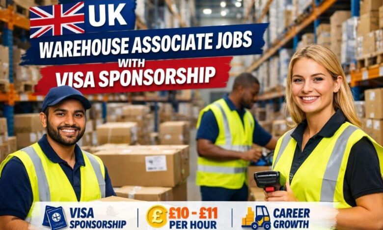UK Warehouse Associate Jobs with Visa Sponsorship