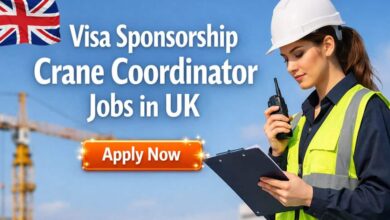 Visa Sponsorship Crane Coordinator Jobs in UK
