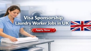 Visa Sponsorship Laundry Worker Jobs in UK