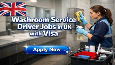 Washroom Service Driver Jobs in UK with Visa