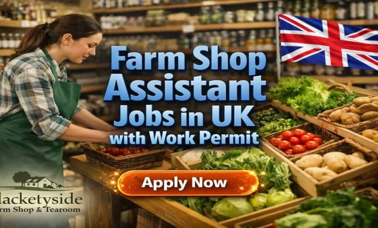 Farm Shop Assistant Jobs in UK with Work Permit