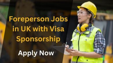 Foreperson Jobs in UK with Visa Sponsorship