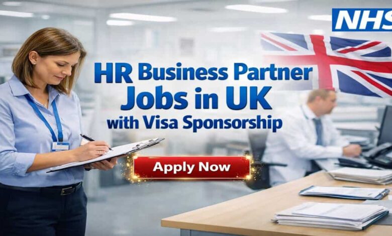 HR Business Partner Jobs in UK with Visa Sponsorship