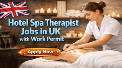 Hotel Spa Therapist Jobs in UK with Work Permit