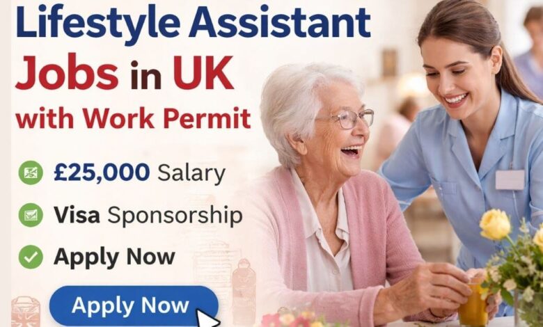 Lifestyle Assistant Jobs in UK with Work Permit