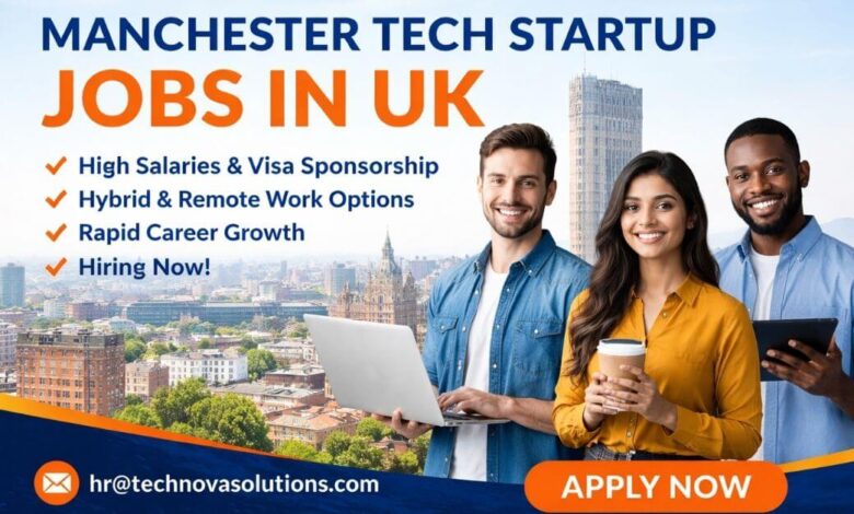Manchester Tech Startup Jobs in UK