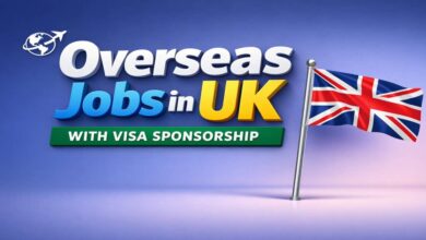Overseas Jobs in UK with Visa Sponsorship