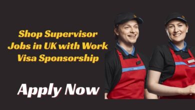 Shop Supervisor Jobs in UK with Work Visa Sponsorship