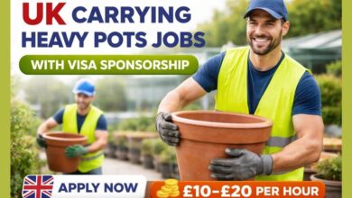 UK Carrying Heavy Pots Jobs with Visa Sponsorship