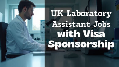 UK Laboratory Assistant Jobs with Visa Sponsorship