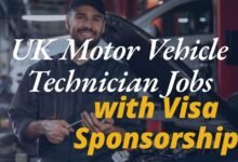UK Motor Vehicle Technician Jobs with Visa Sponsorship