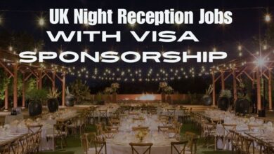 UK Night Reception Jobs with Visa Sponsorship