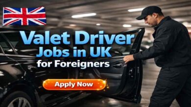 Valet Driver Jobs in UK for Foreigners