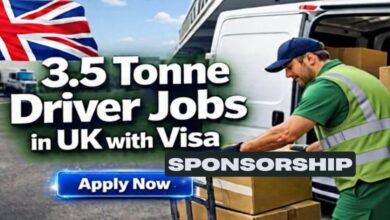 3.5 Tonne Driver Jobs in UK with Visa Sponsorship