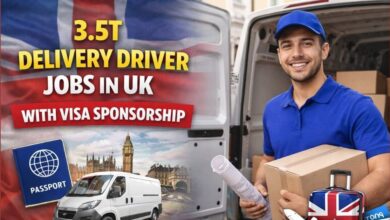 3.5T Delivery Driver Jobs in UK with Visa Sponsorship