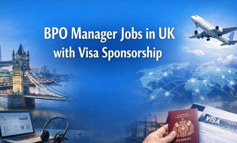 BPO Manager Jobs in UK with Visa Sponsorship