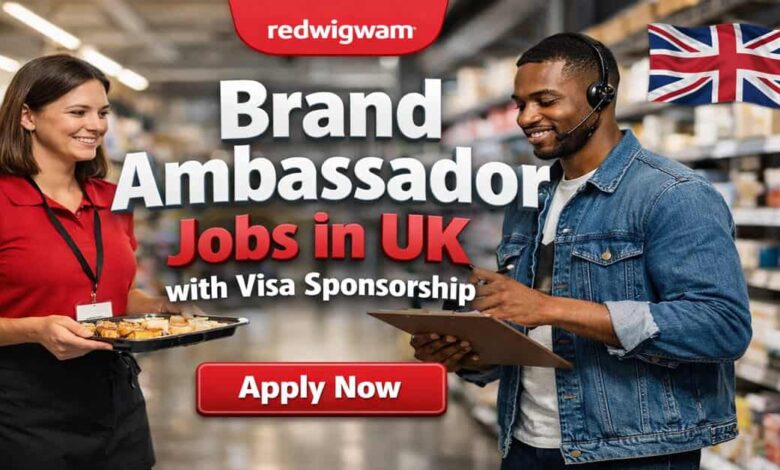 Brand Ambassador Jobs in UK with Visa Sponsorship