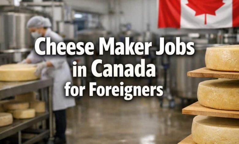 Cheese Maker Jobs in Canada for Foreigners