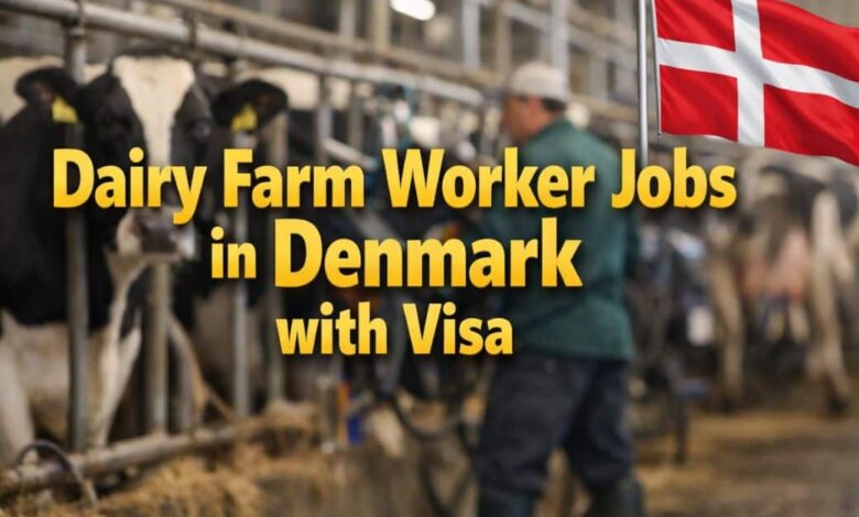 Dairy Farm Worker Jobs in Denmark with Visa