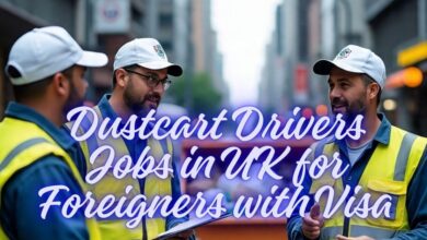 Dustcart Drivers Jobs in UK for Foreigners with Visa