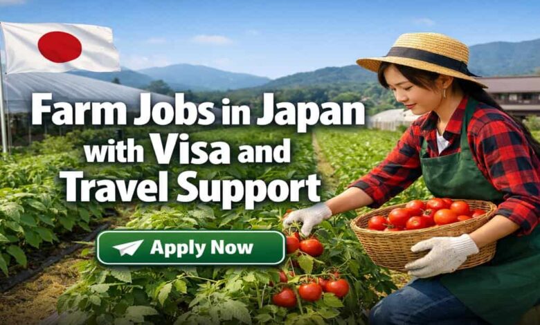 Farming Jobs in Japan with Visa and Travel Support