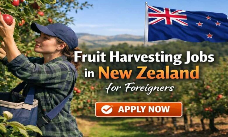 Fruit Harvesting Jobs in New Zealand for Foreigners