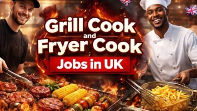 Grill Cook and Fryer Cook Jobs in UK
