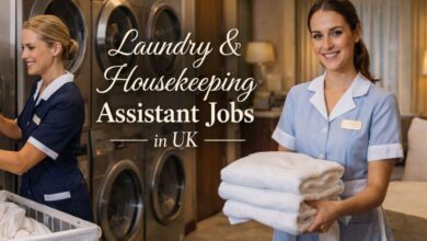 Laundry and Housekeeping Assistant Jobs in UK