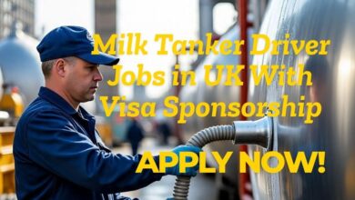 Milk Tanker Driver Jobs in UK With Visa Sponsorship