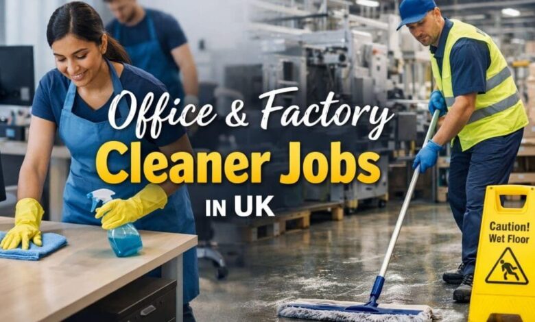 Office and Factory Cleaner Jobs in UK
