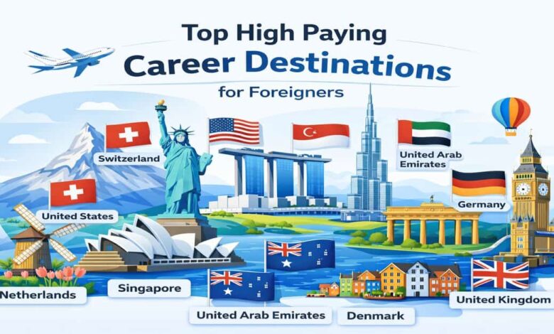 Top High Paying Career Destinations for Foreigners