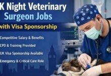 UK Night Veterinary Surgeon Jobs with Visa Sponsorship