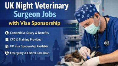 UK Night Veterinary Surgeon Jobs with Visa Sponsorship