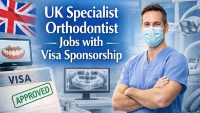 UK Specialist Orthodontist Jobs with Visa Sponsorship
