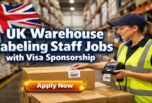 UK Warehouse Labeling Staff Jobs with Visa Sponsorship