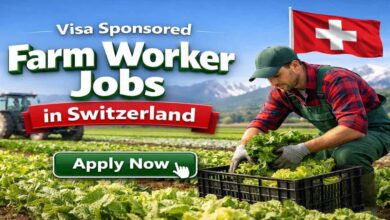 Visa Sponsored Farm Worker Jobs in Switzerland