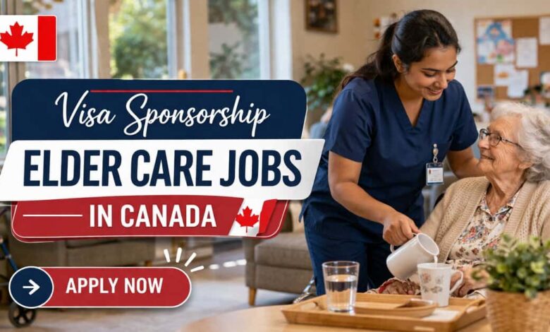 Visa Sponsorship Elder Care Jobs in Canada