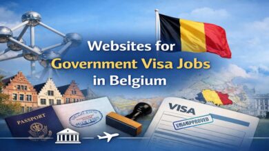 Websites for Government Visa Jobs in Belgium