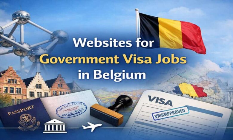 Websites for Government Visa Jobs in Belgium
