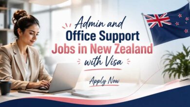 Admin and Office Support Jobs in New Zealand with Visa