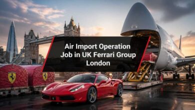 Air Import Operation Job in UK Ferrari Group London