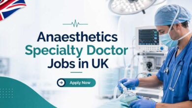 Anaesthetics Specialty Doctor Jobs in UK