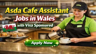 Asda Cafe Assistant Jobs in Wales with Visa Sponsored
