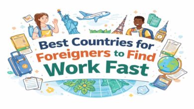 Best Countries for Foreigners to Find Work Fast