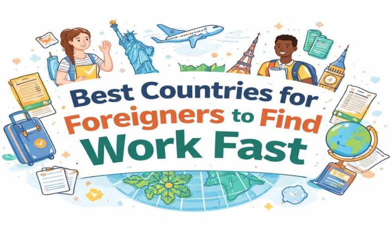 Best Countries for Foreigners to Find Work Fast
